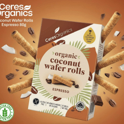 Organic Espresso Wafer Rolls