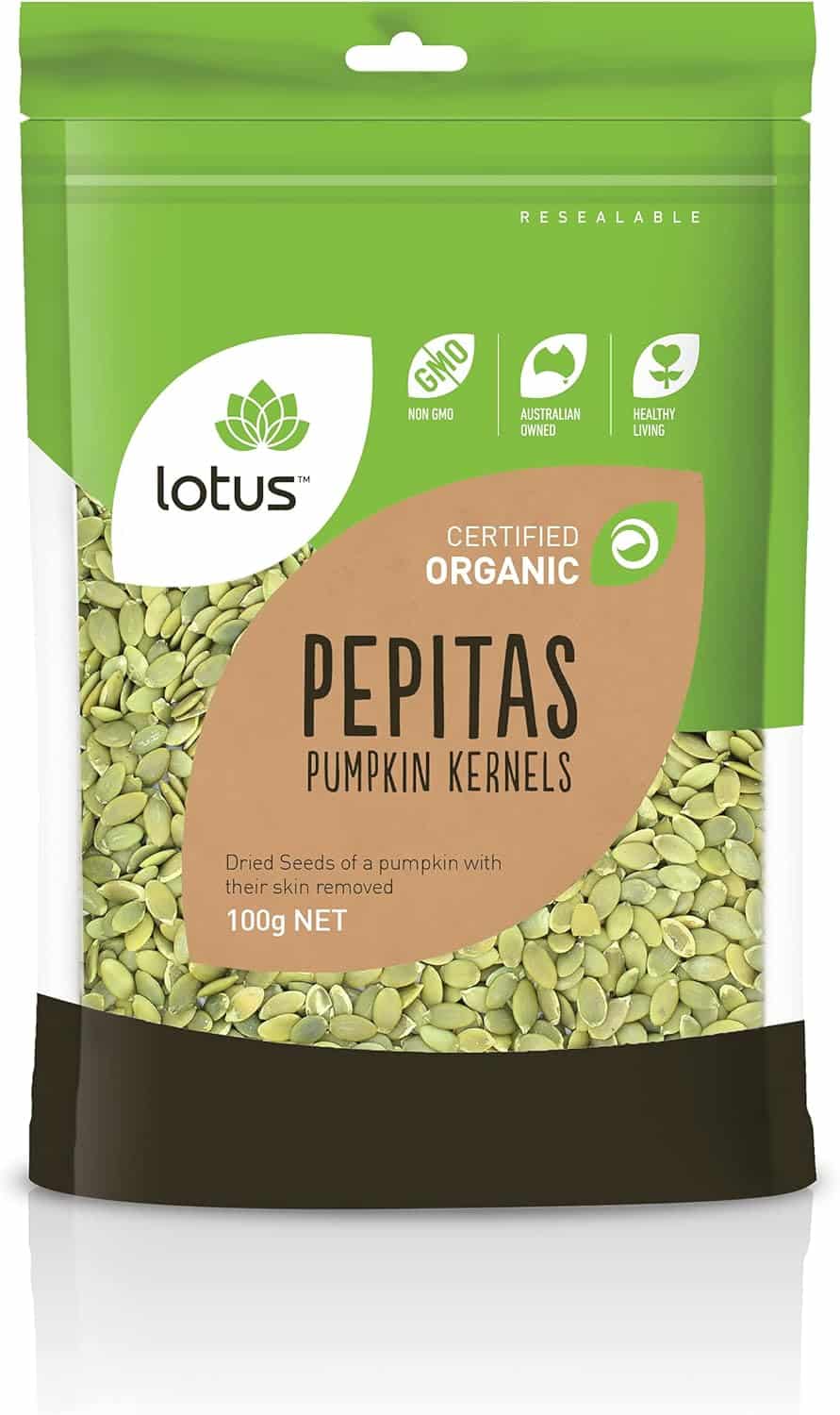 Lotus Organic Pepitas 100g